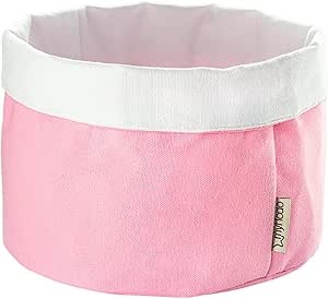 Cesto Portaoggetti In Corda Di Cotone T & T Homewares, A Forma Di Coniglietto Rosa, Per Giocattoli O Piante, 25x20 Cm