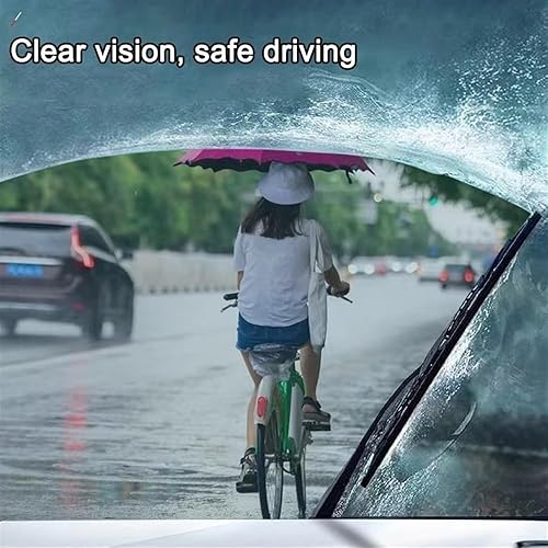 Miniatura 7 de Limpiaparabrisas compatible con Nissan TIIDA C11 2004-2012 Latio Versa de 24 + 14 + 14 pulgadas para parabrisas delantero y trasero de automóvil,