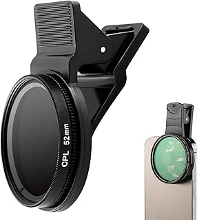 Zuooiec 52mm Clip-0n CPL Phone CameraLens Filter Kit