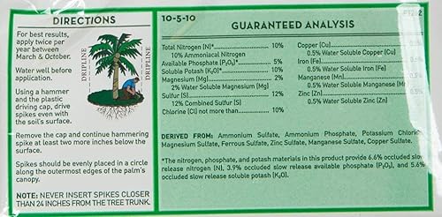 Miniatura 5 de Jobe's (9) ea 01010 paquete de 5, 10-5-10, picos fertilizantes de palmera