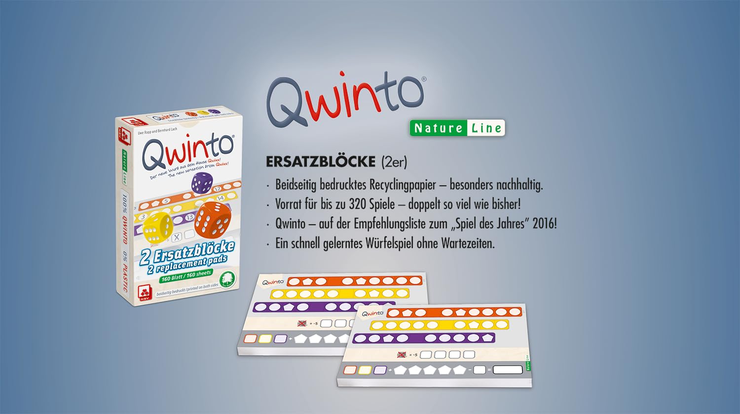 QWINTO NATURELINE - ERSATZBLÖCKE