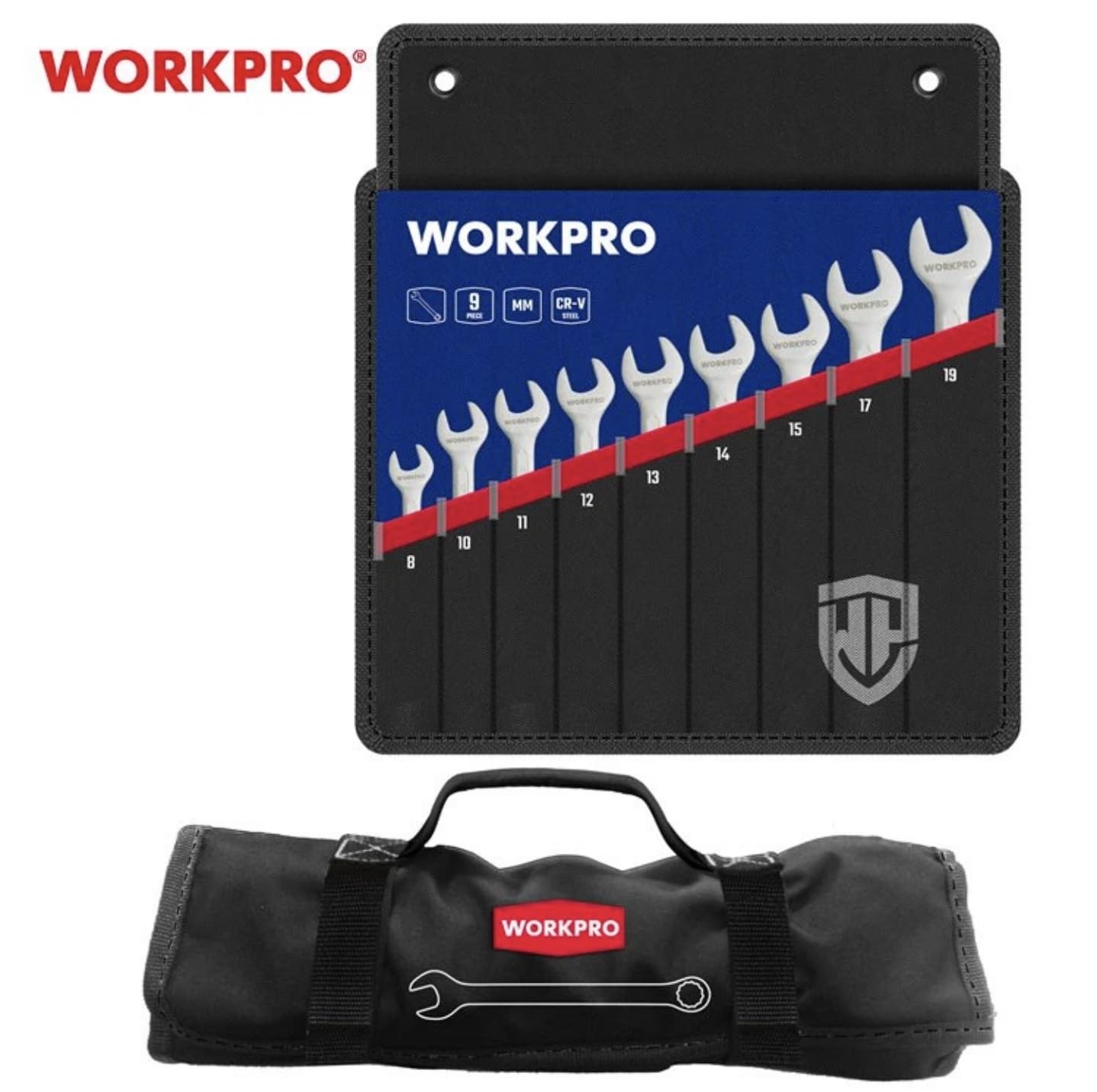 WORKPRO Juego de llaves combinadas (9 piezas)
