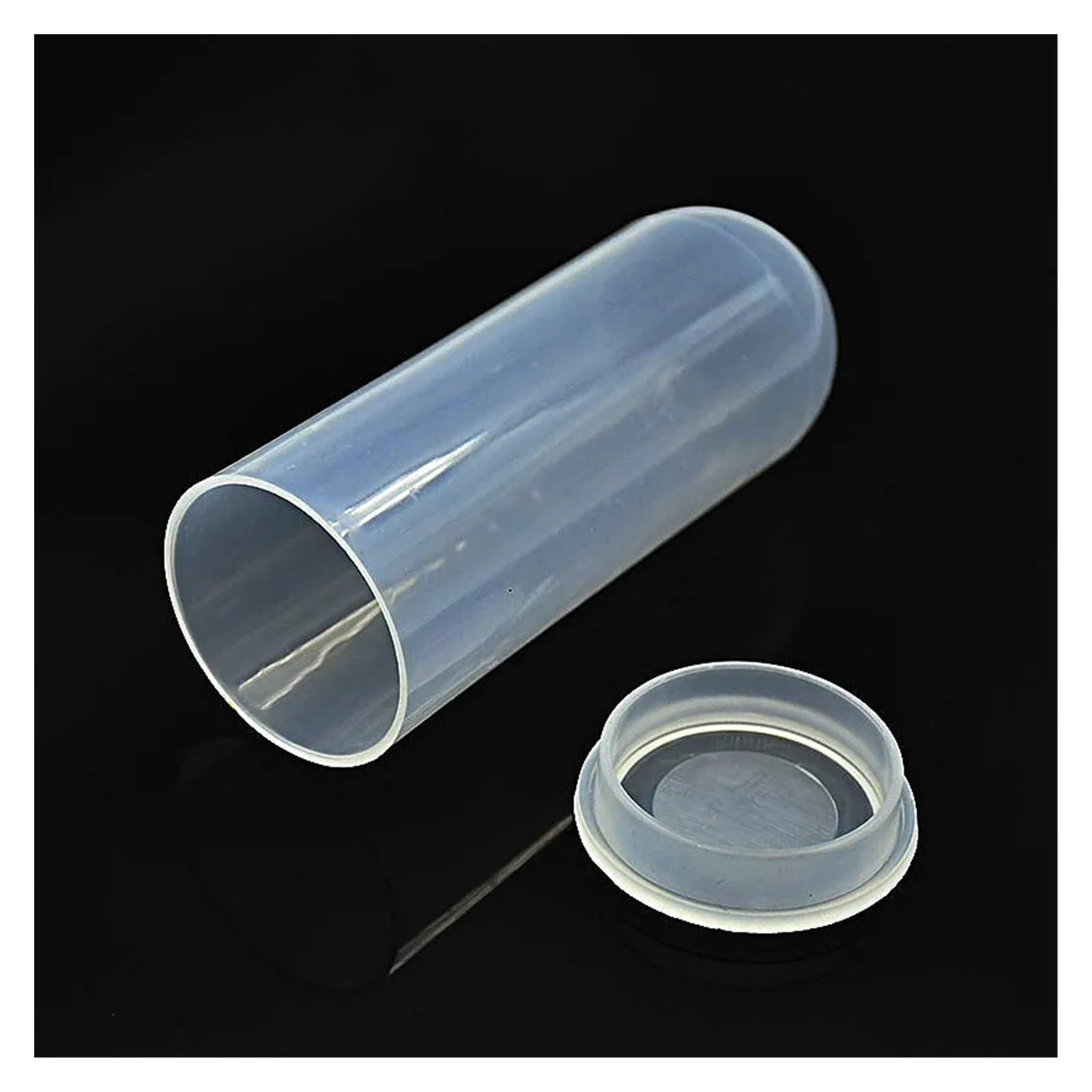 Provetta da centrifuga in plastica 120 ml, fondo tondo, con coperchio a pressione, diametro 43 mm, altezza 116, 30 pezzi