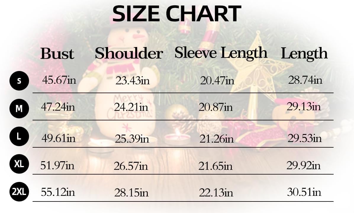 Christmas Sweatshirts for Women: Oversized Merry and Bright Sweatshirt Christmas Sweaters Holiday Chenille Patch Tops - Image 4