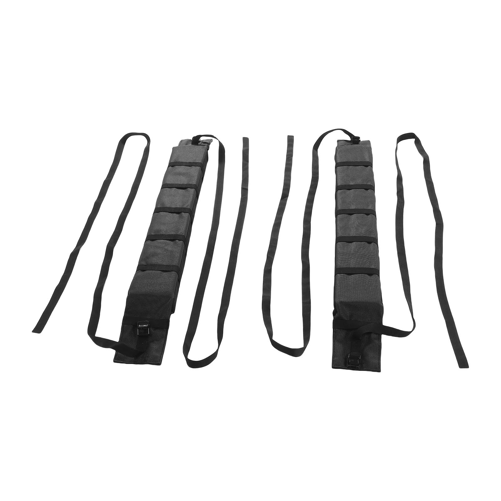 Generic Weiche Dachträger-Pads, Universeller Weicher Auto-Dachträger mit Oxford-Gewebe, PVC und EPE-Schaum, 118 X 12 X 8 cm, 60 Kg Traglast für Kajak, Surfbrett, Kanu auf SUVs, Limousinen