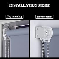 Vista 4 de FQTANJU Kit de reparación de persianas enrollables de 10 yardas, cadena de cuentas enrollables de plástico transparente, cuerda de cuentas de cortina