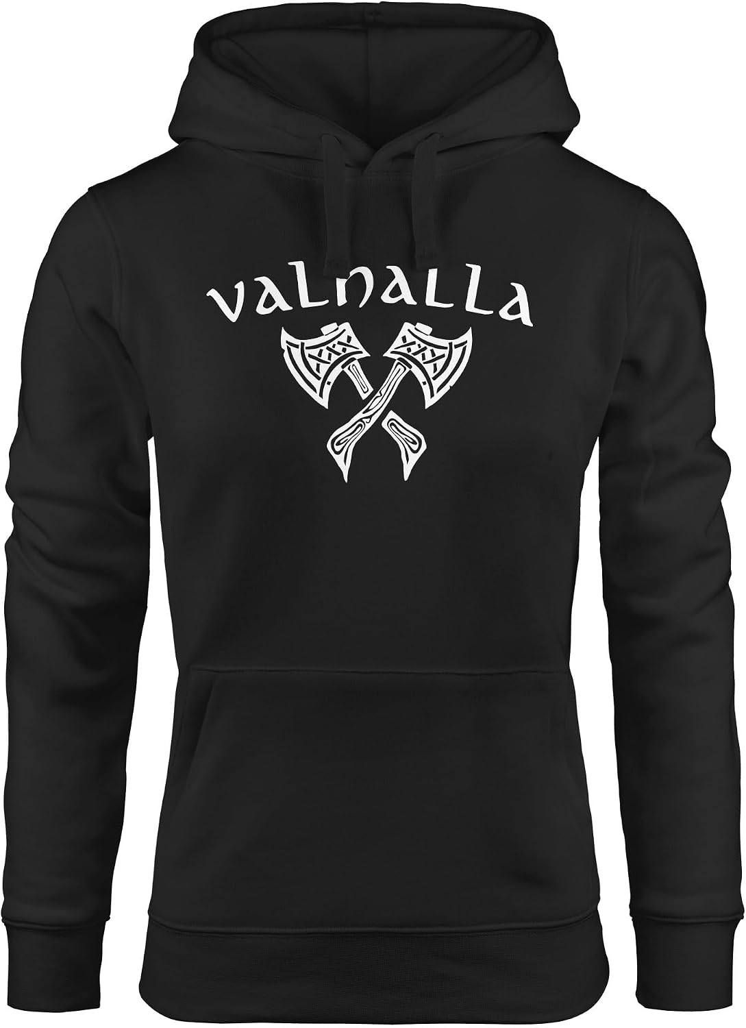 Top Wikinger-Hoodies: Mjölnir, Wolf, Valhalla & Axt Neverless Damen Hoodie Valhalla mit Axt