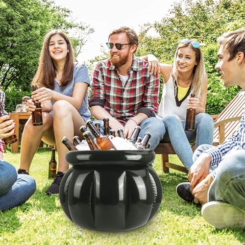 Seau boisson imperméable et refroidisseur de chaudron gonflable en PVC