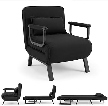 KOMFOTT Convertible Sleeper Chair Bed, 3-in-1 Folding Sofa Bed