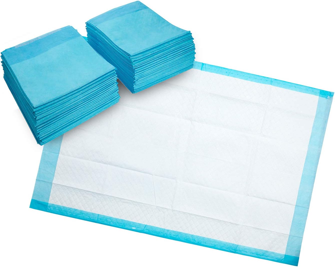 Lightweight Cat Litter Pads, 500 Count - 12" x 17" Disposable Puppy Pads - Light Absorbance, Waterproof Underpads - Liner Protectors for Wheelchairs, Diaper Changing, Dog Training, Incontinence