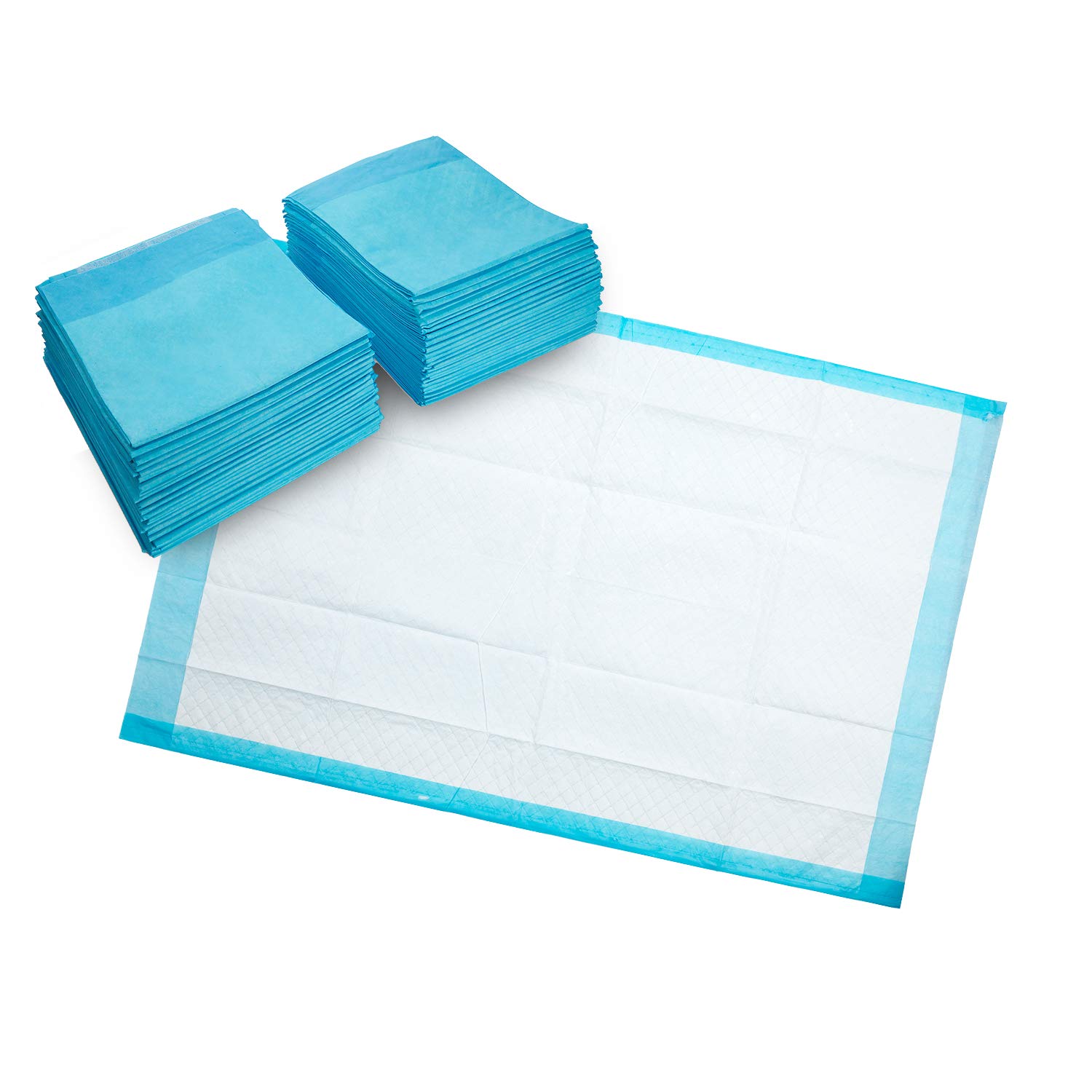 lightweight cat litter pads, 500 count - 12" x 17" disposable puppy pads - light absorbance, waterproof underpads - liner protectors for wheelchairs, diaper changing, dog training, incontinence