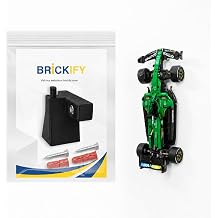 Wall Mount Bracket Compatible with LEGO Technic Aston Martin AMR25 F1 42240 UK Made - Car Not Included Hardware Included