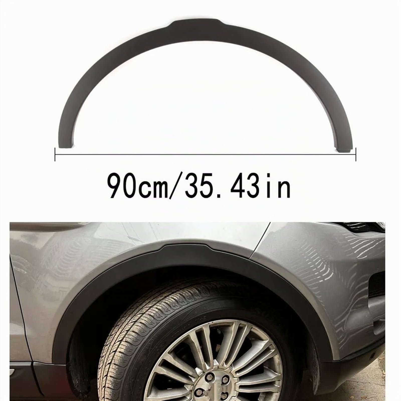 Ailes Pare-Boue Voiture pour Land pour Rover pour Range pour Rover pour Evoque 2012-2015 2016 2017 Moulure Passage Roue Avant Voiture Garniture Passage Roue D'aile Bavettes Garde-Boue(Droit)