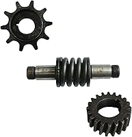 Vista 3 de JRL Eje de embrague y engranaje de bicicleta de empuje y piñón de transmisión para bicicleta motorizada de 66cc 80cc