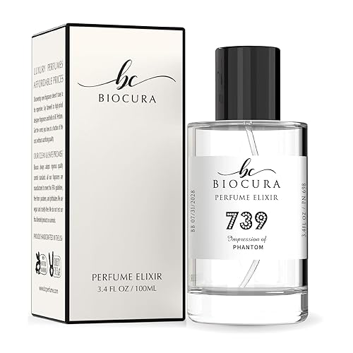 BC Perfume 739 Inspirado en Paco Phantom Para Hombre Réplica Fragancia Dupes Eau de Parfum en Spray 3.4 fl oz100ml - X1