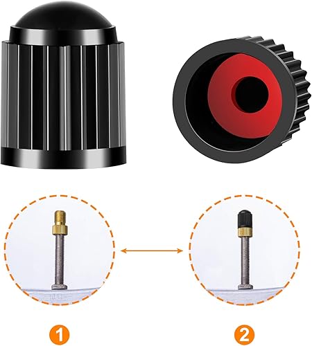 Miniatura 4 de Adaptador de válvula Presta de latón, convierte Presta a Schrader adaptador para bicicleta, infla el neumático con bomba estándar o compresor de