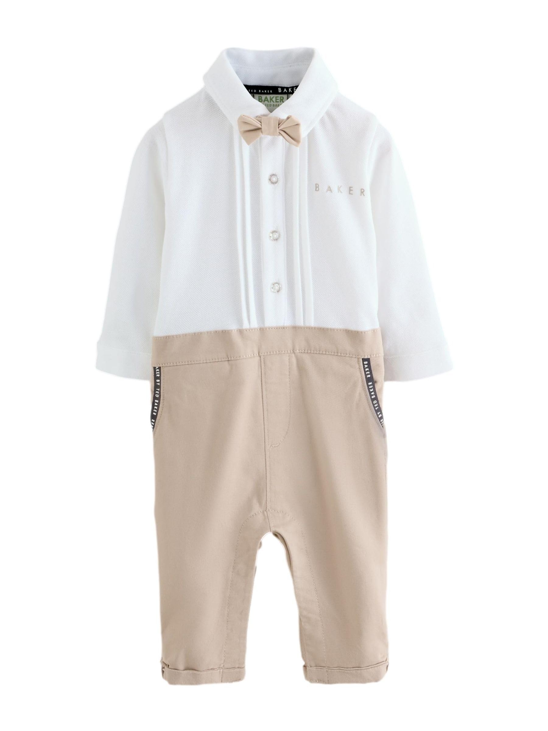 Baby Jungen eleganter Mockable-Strampler