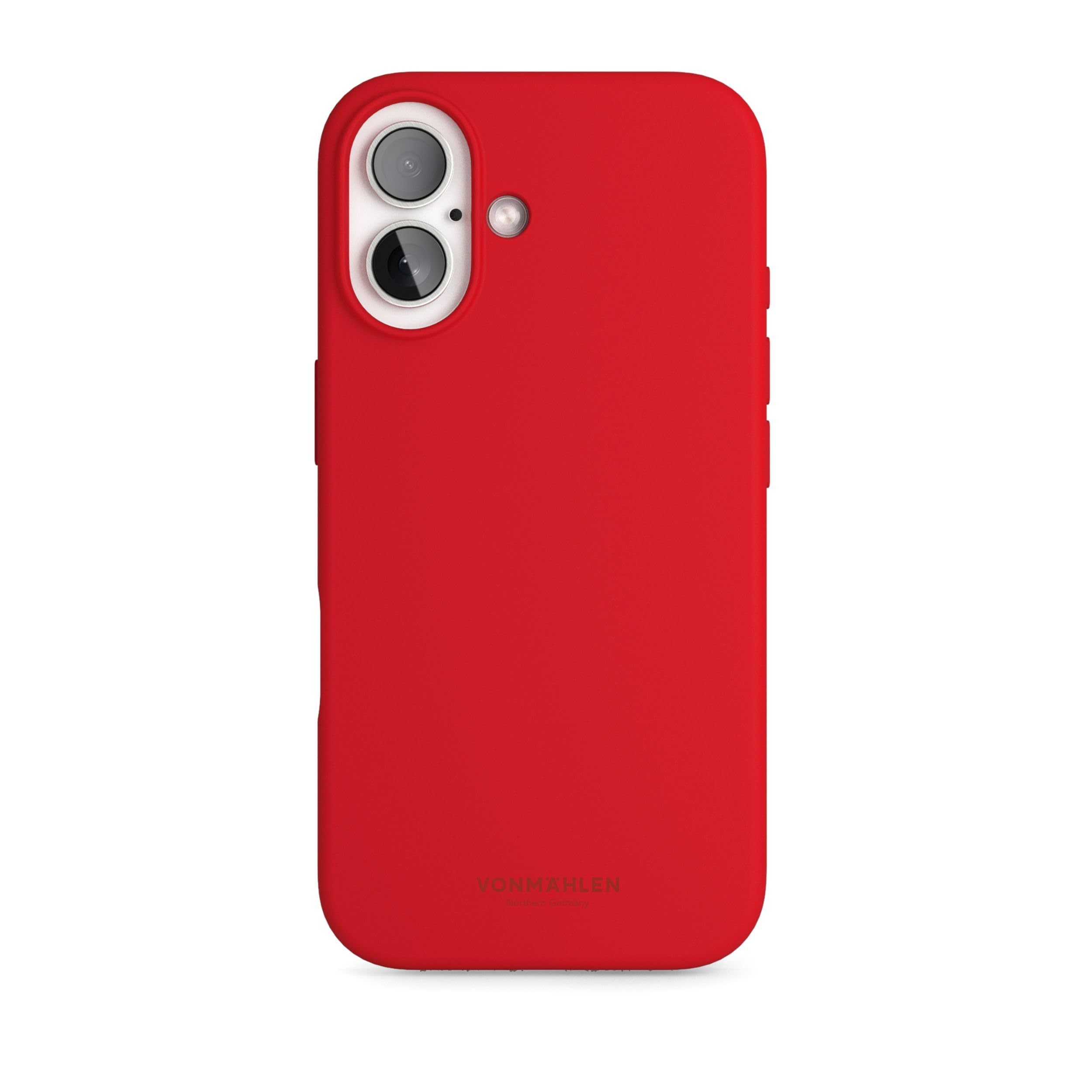 Coque silicone iPhone 16 Plus antichoc rouge protection caméra fine - 8