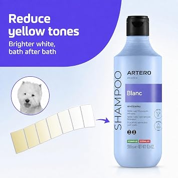 Artero Blanc. Whitening Shampoo for White Dogs and Black Dogs