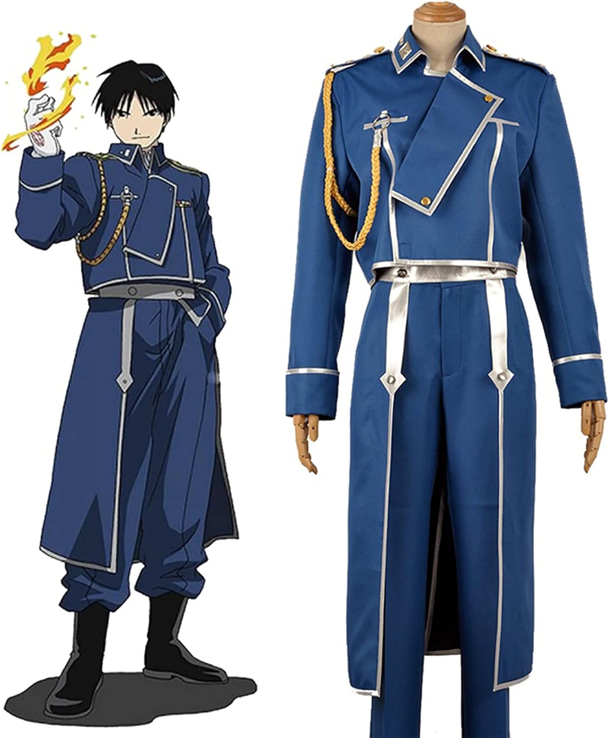 Amazon | [DBZJ] 鋼の錬金術師 ロイ・マスタング コスプレ衣装 軍装