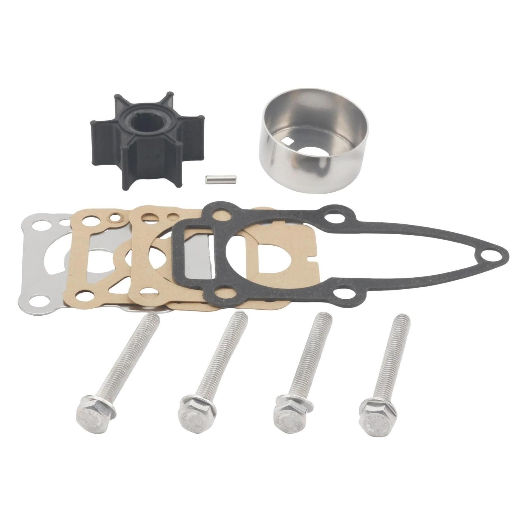 3B2-87322 Wasserpumpenlaufrad-Reparatursatz Ersatz für T-hatsu N-ssan 8 bis 10 PS M NS 8 9,8 B für M-rcury Außenbordmotor 803750A03