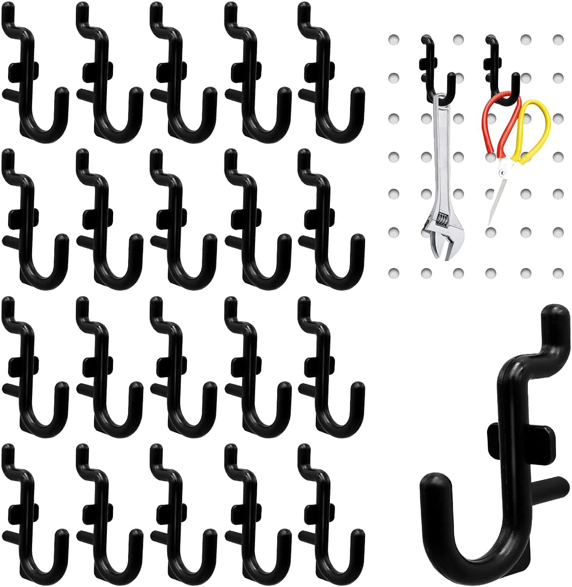 Pegboard Utility Notch Hook Picture Hanger for Slatwall