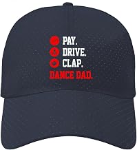 Lreilki Pay Drive Clap Dance Dad Hat Funny Cap for Boyfriends