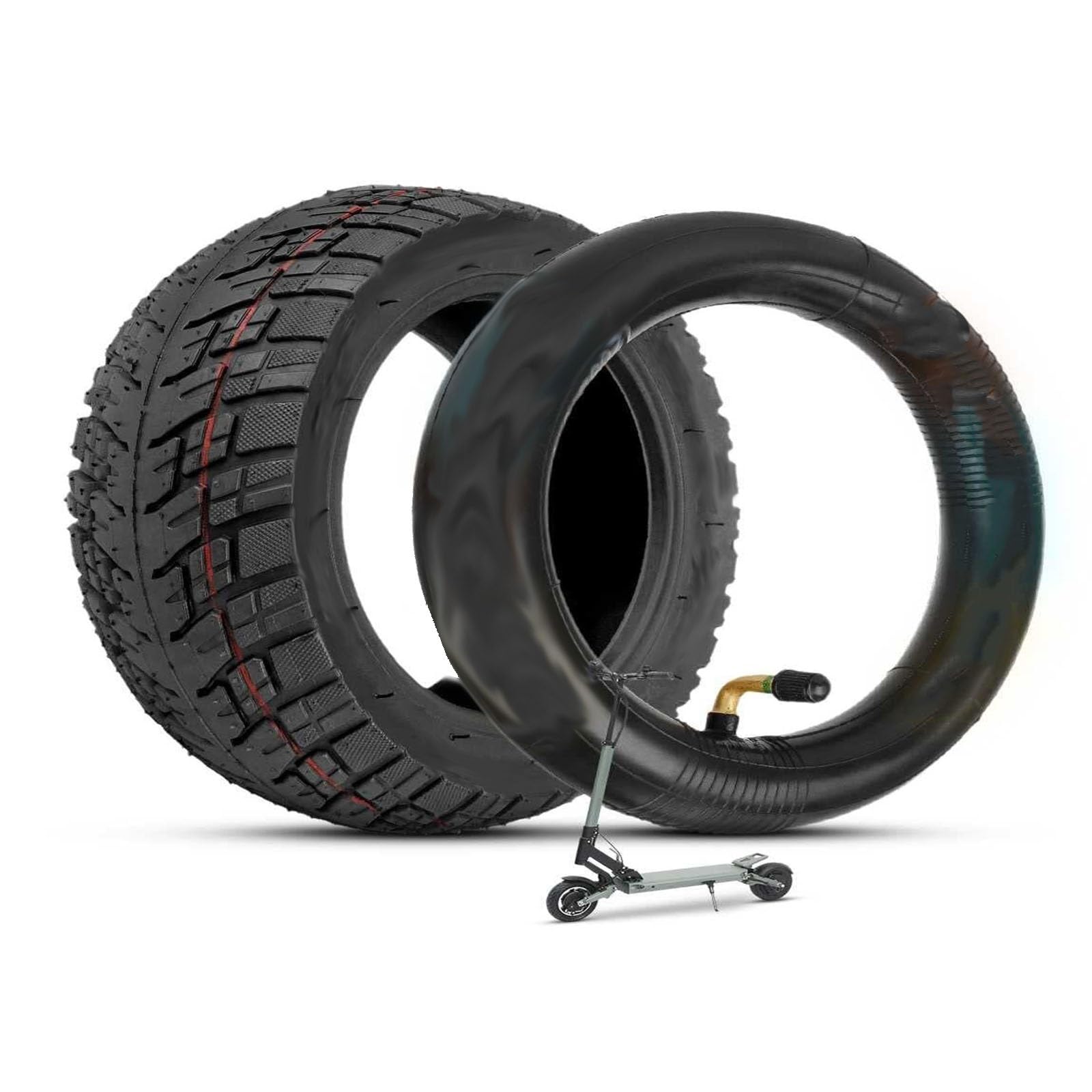 8,5X3 Pneu pour Trottinette Tout-Terrain avec Chambre À Air Pneumatique 8,5 X 3 Pneu de 8,5 Pouces Gonflé pour Autres Modèles de Remplacement de Roue pour Trottinettes