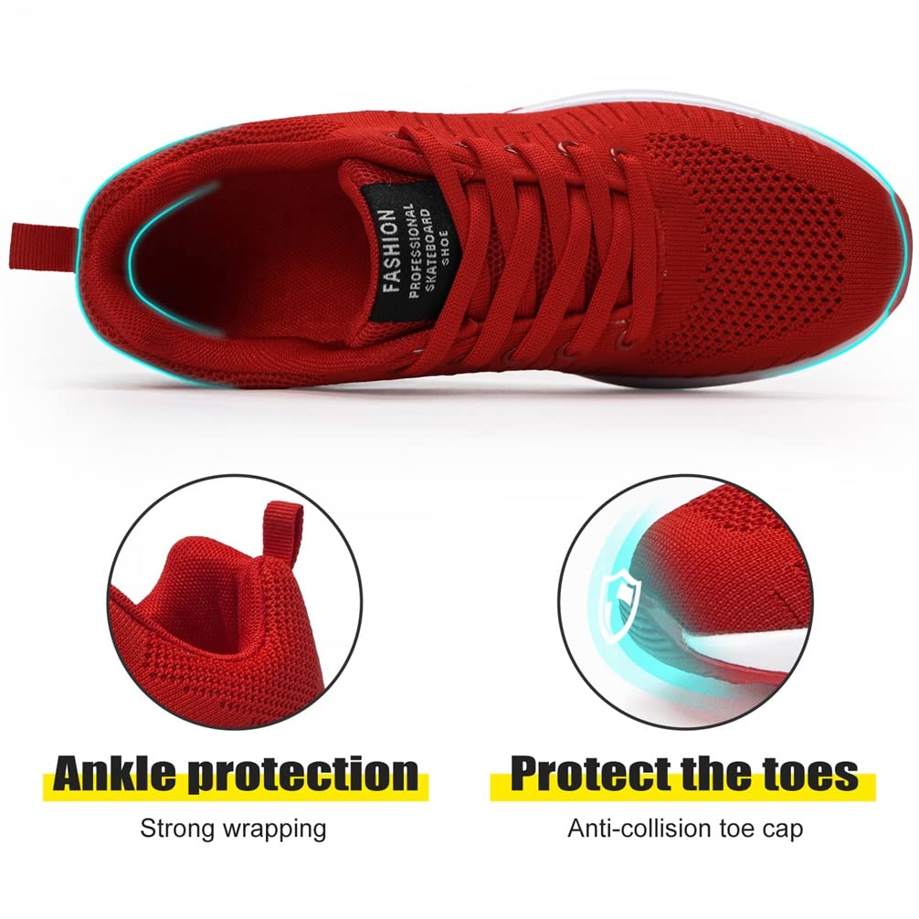 Dannto Uomo Donna Air Scarpe da Ginnastica Corsa Sportive Running Fitness Sneakers Basse Interior Casual all'Aperto Leggero e Traspirante Walking