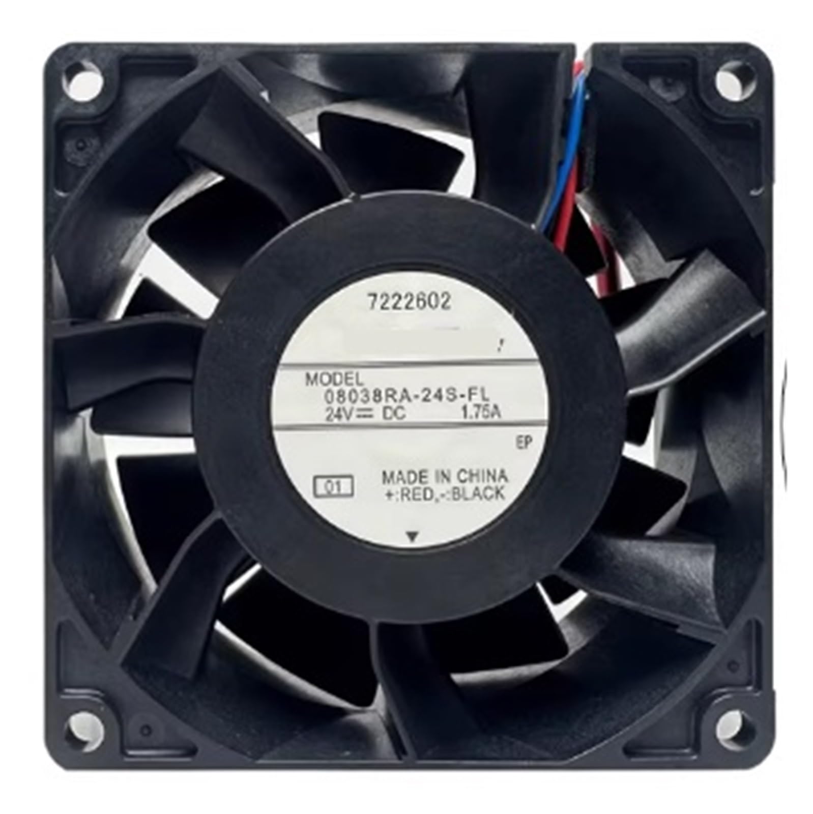 Ventilateur de refroidissement 80mm DC 24V pour imprimante 3D et serveur