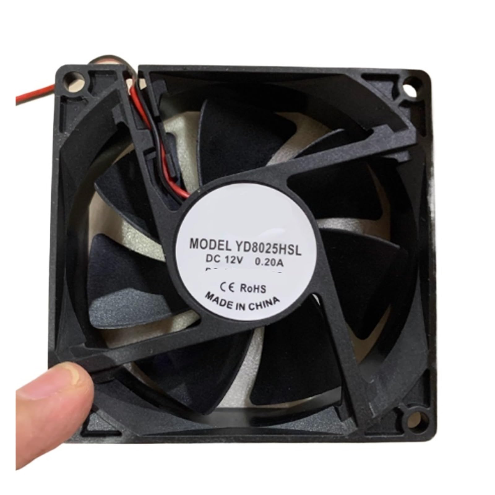 GJEXXPTST YD0825HSL 8025 DC12V 24V 0.15/0.3/0.2/25A Inverter Cooling Fan 8CM(YD8025HSL 12V 0.20A)