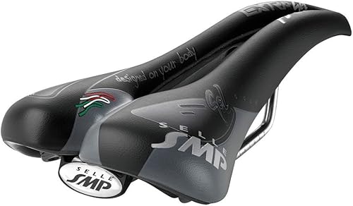 SMP Sillín de gel extra unisex negro, mediano