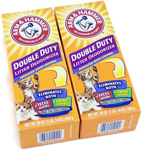Arm & Hammer Double Duty Cat Litter Deodorizer With Baking Soda 30 oz (2 Pack)
