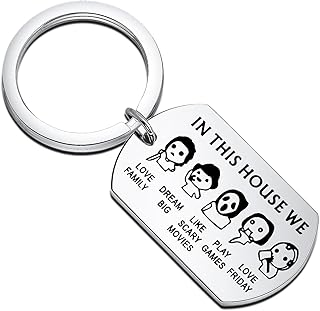 MYOSPARK Horror Story Classic Horror MoviesÂ Keychain Horror Movies Fans Gift (In The House DT)