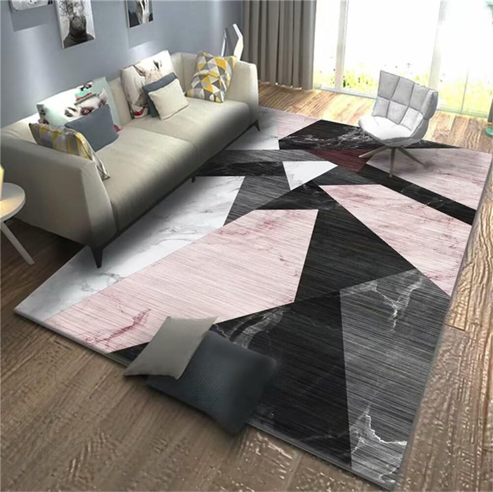 Tapis enfant route 50x150 cm gris et noir | Tapis de jeu lavable et doux pour chambre