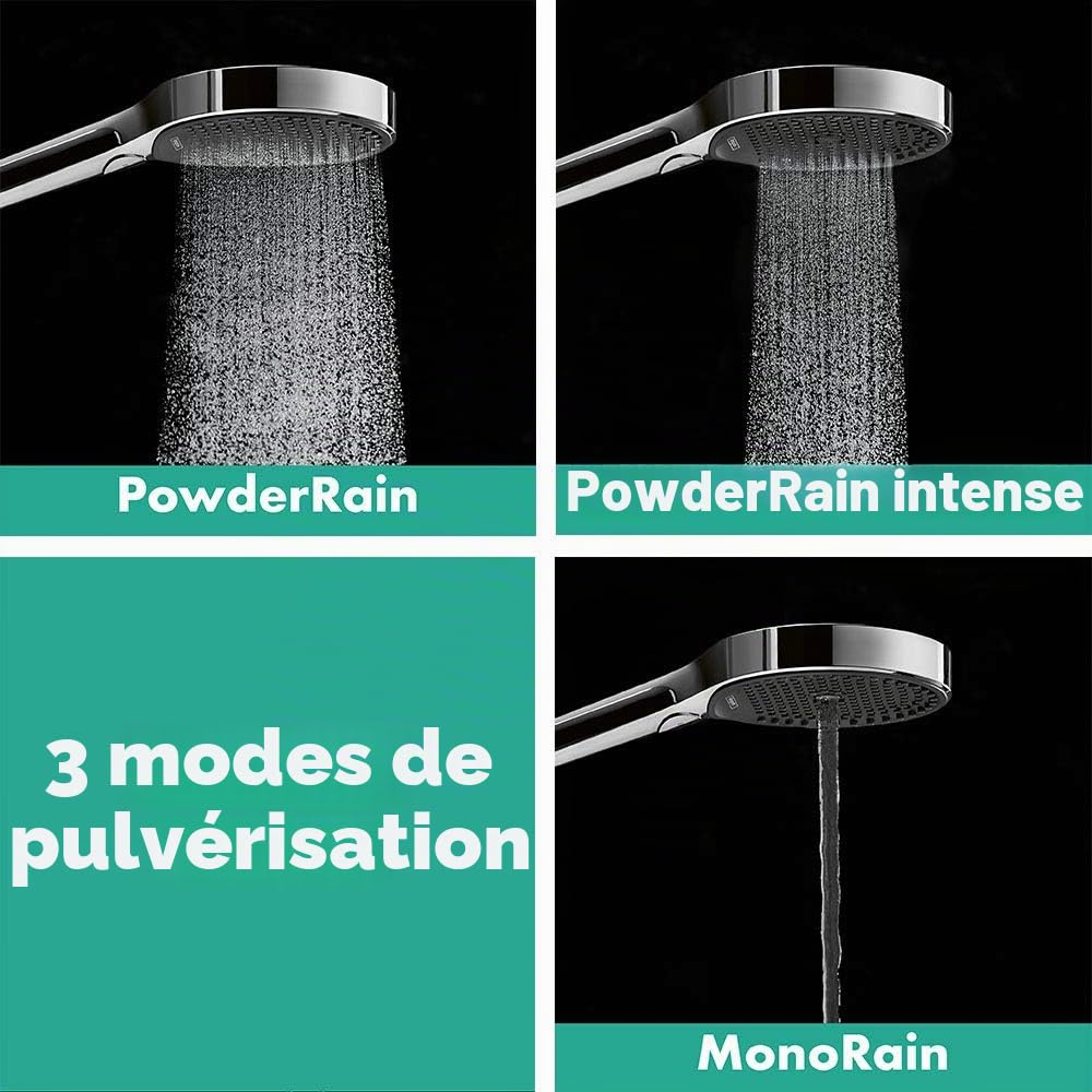 hansgrohe Rainfinity Douchette à main 130 3 jet, chromé, 26864000