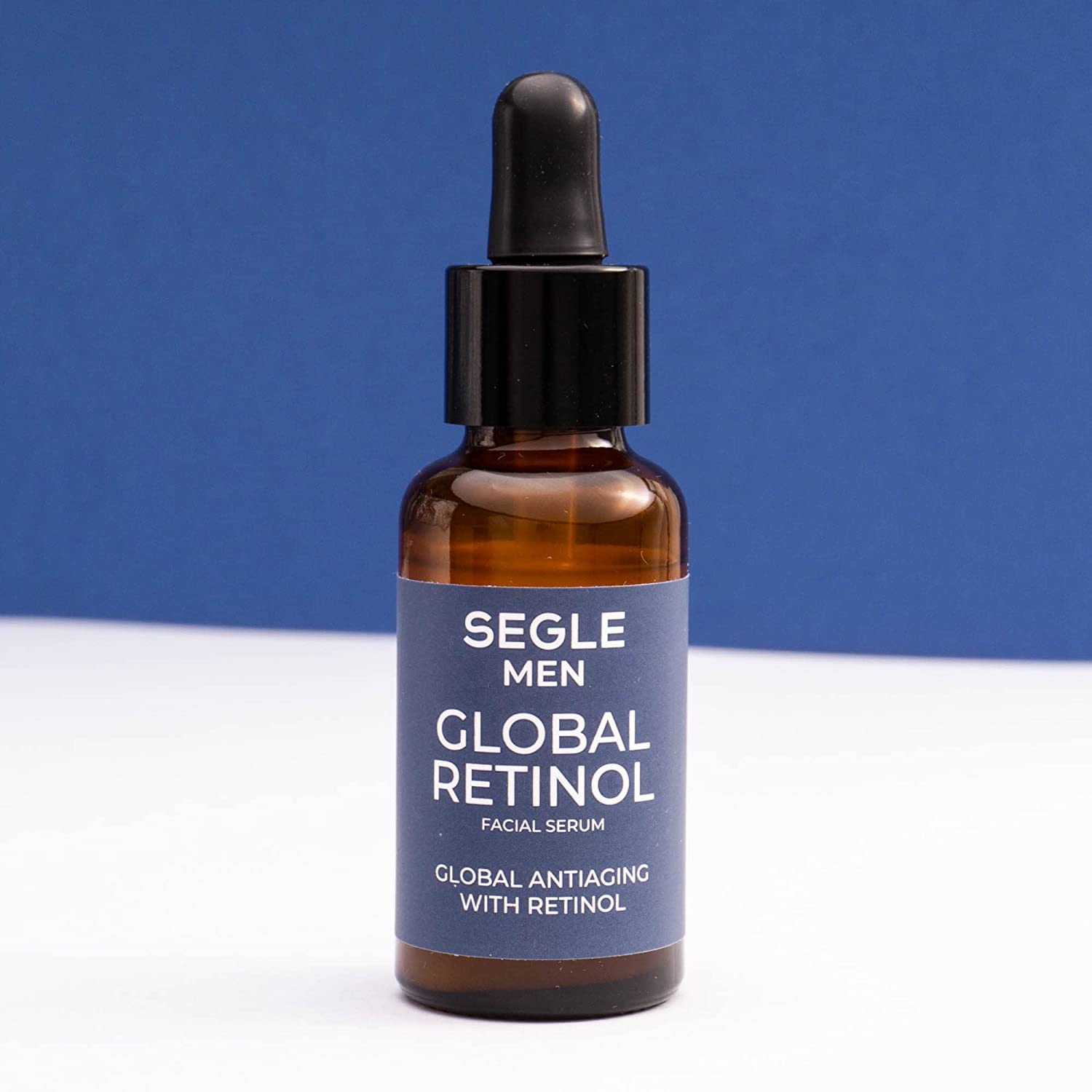 Segle Clinical | Global Retinol Herren-Gesichtsserum | Anti-Falten-Serum mit reinem Retinol und Meeresretinol | Glättet Falten und glättet die Haut | 30 ml