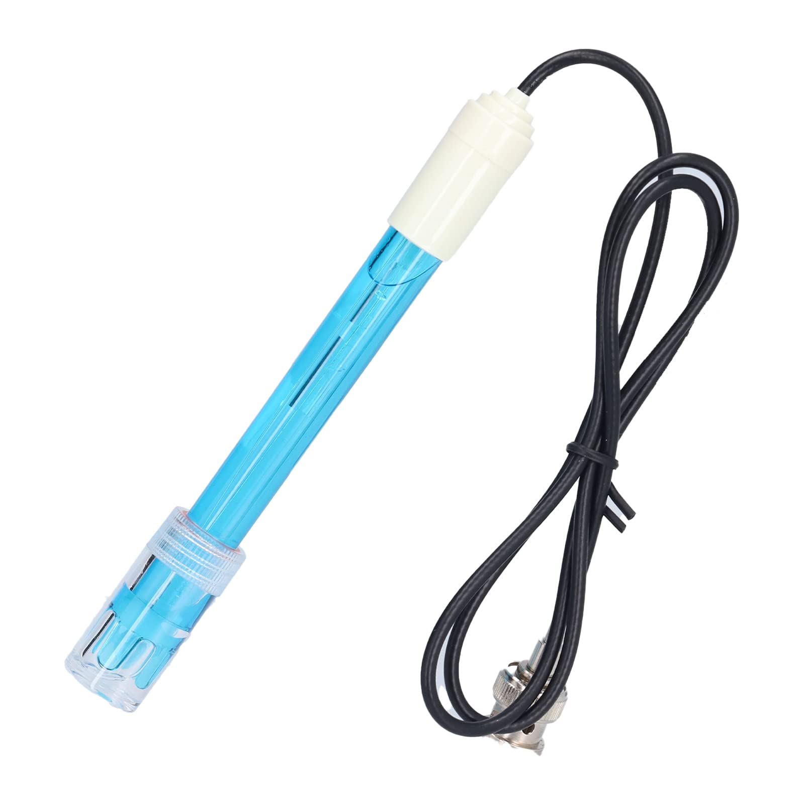 PH201 PH-Sonde Mit BNC-Anschluss – 0-14 PH, 0–60°C, Kunststoffgehäuse Für Aquaristik, Hydrokultur & Chemie