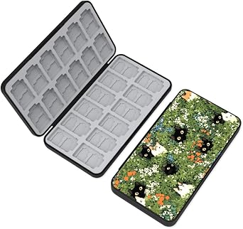 PERFECTSIGHT 24 Switch Game Card Case, Cute Switch 2 Holder Cartridge Case