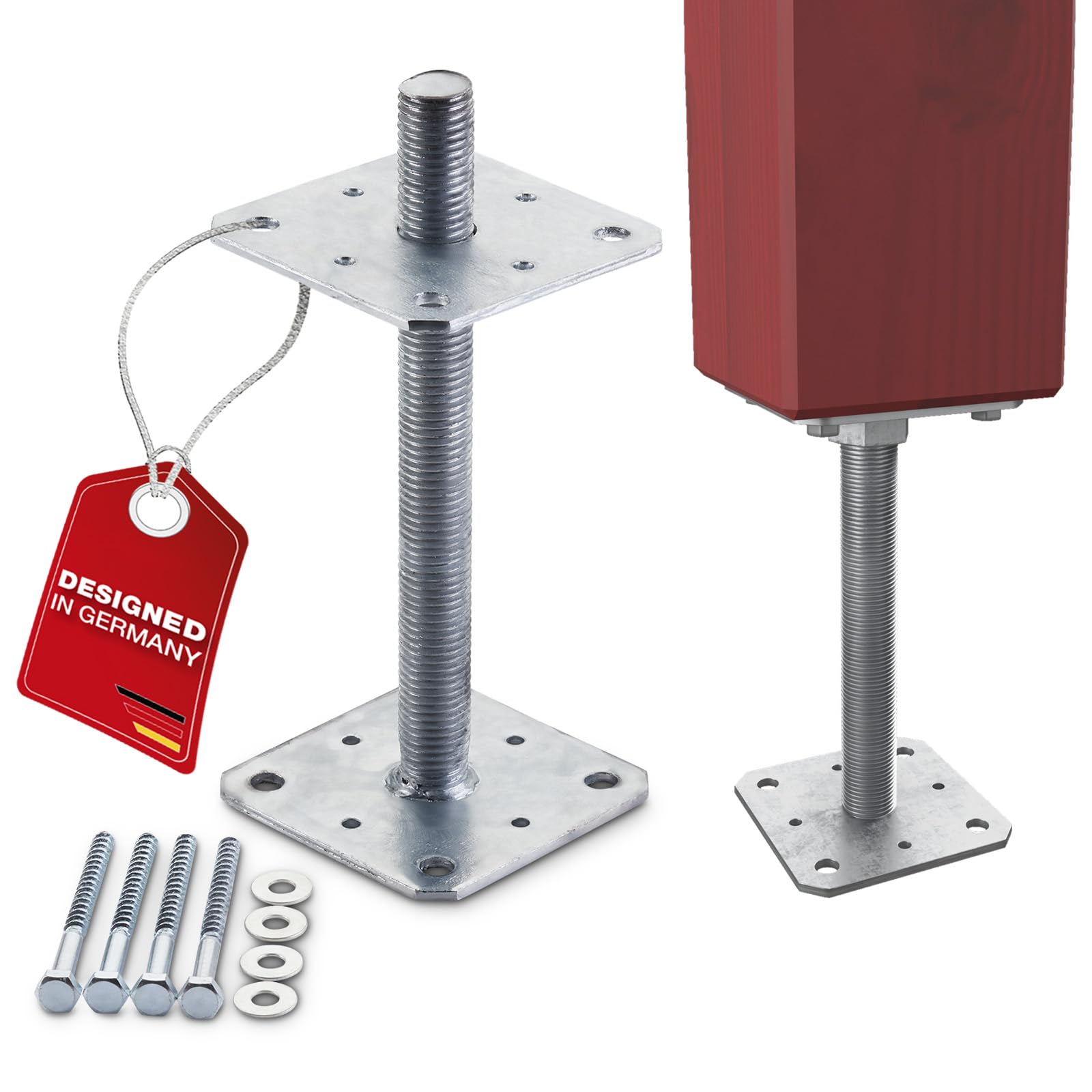 Randaco Ancoraggio H Supporto Per Pali EXTRASTARK Pergole Anchor H 101mm 6 Pezzi 85025938 - Foto 2