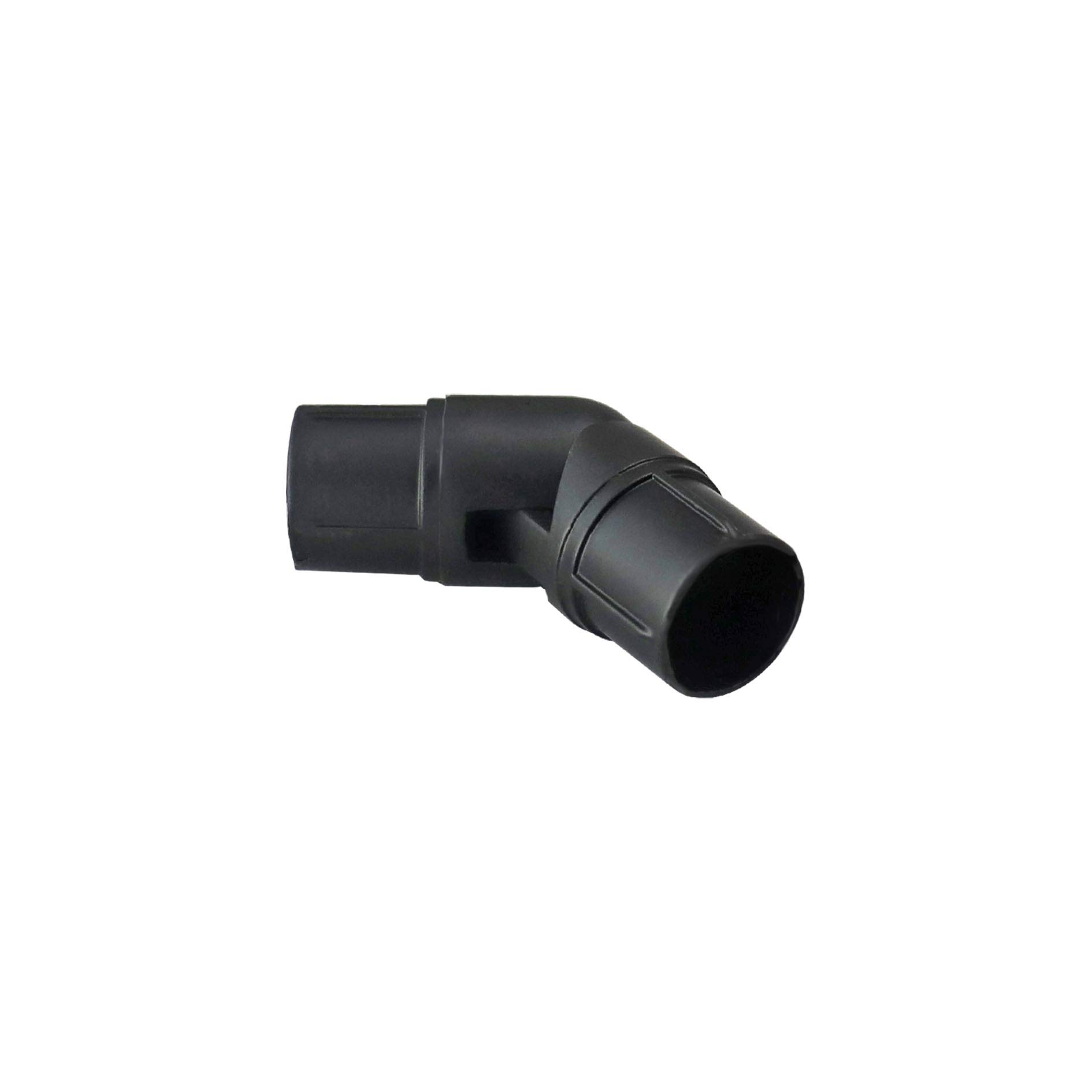 Your Home Online Black 2 X 28Mm Bay Window Curtain Pole Elbow Joint Connector