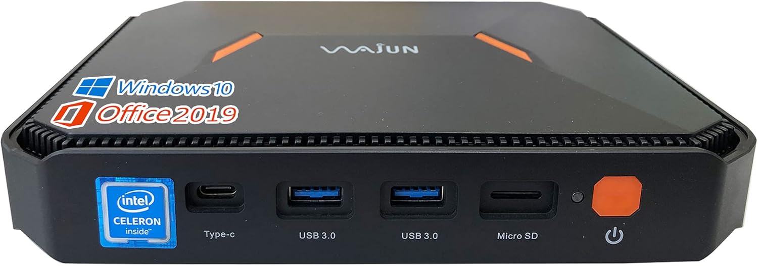 小型PC Celeron N4500 8GB 256GB wajun TDP6W