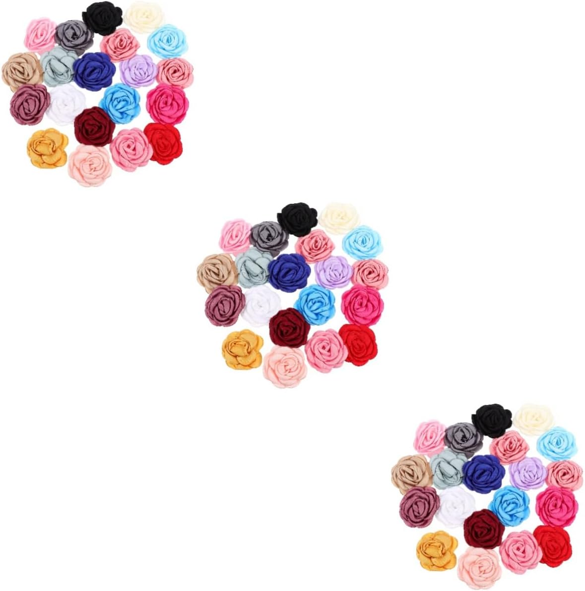 40 pcs Neckties Decor Supplyrandom Chiffon Pets Grooming Pet Flowerrandom