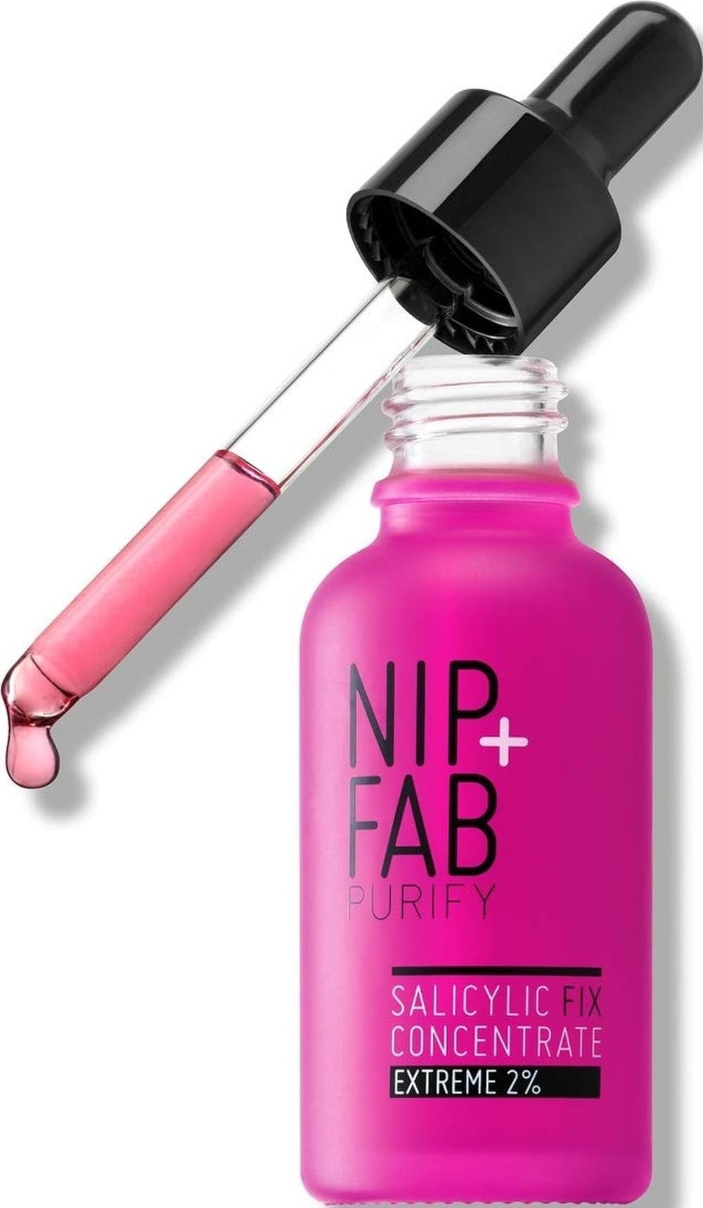 Nip + Fab Salicylic Acid Concentrate Extreme 2% BHA Liquid Drops for Face with Niacinamide Vitamin B3 to Refine and Minimize Pores, Even Skin Tone, Oil Control, 30 ml