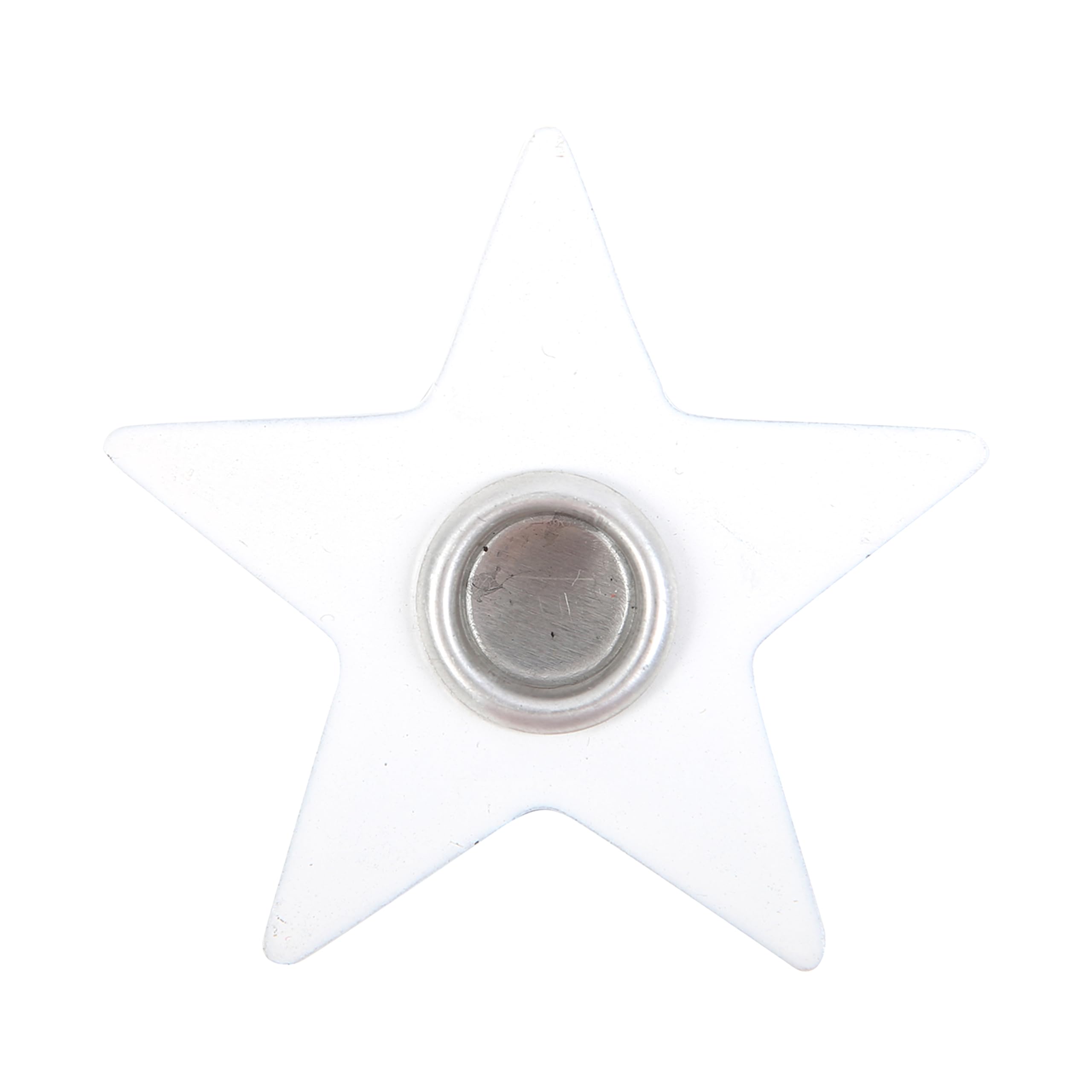 Portacandela a forma di stella per lumini 10x7cm marrone