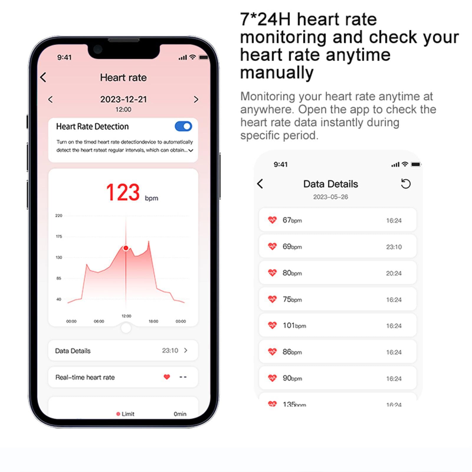 smart women men, fitness tracker, sleep tracker, impermeabile health tracker per sport, activity tracker, cardiofrequenzimetro, registratore del sonno promemoria attività
