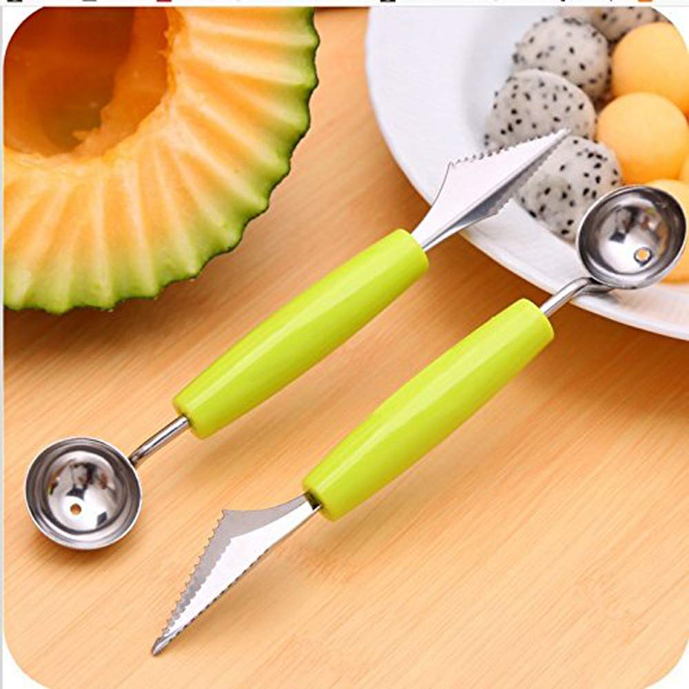 Buy Meshwo 2 in 1 Multifunctional Melon Baller Scoop Spoon with Fruit