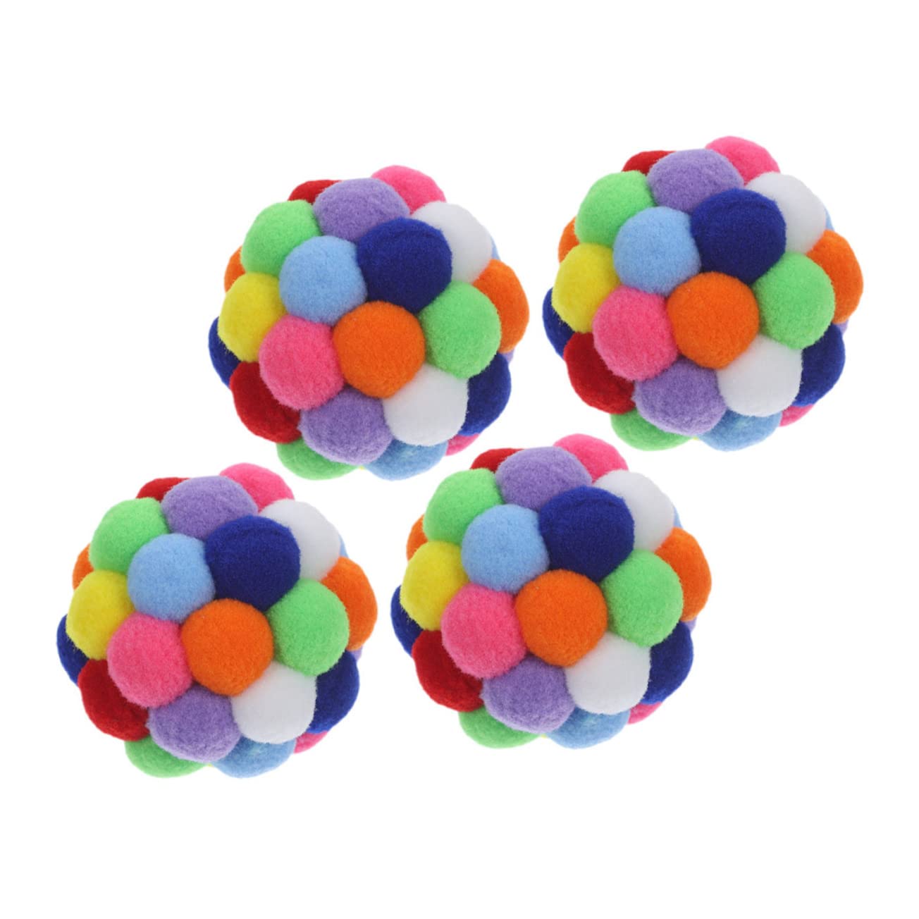 Toddmomy 20piezas De Juguete para Gatos con Cascabeles Bolas De Interactivas para Gatos De Interior Juguetes para Estimulación y Ejercicio De Mascotas
