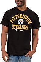 Vista 28 de Junk Food NFL - Camiseta unisex para adultos con logotipo de equipo clásico de la NFL Negro