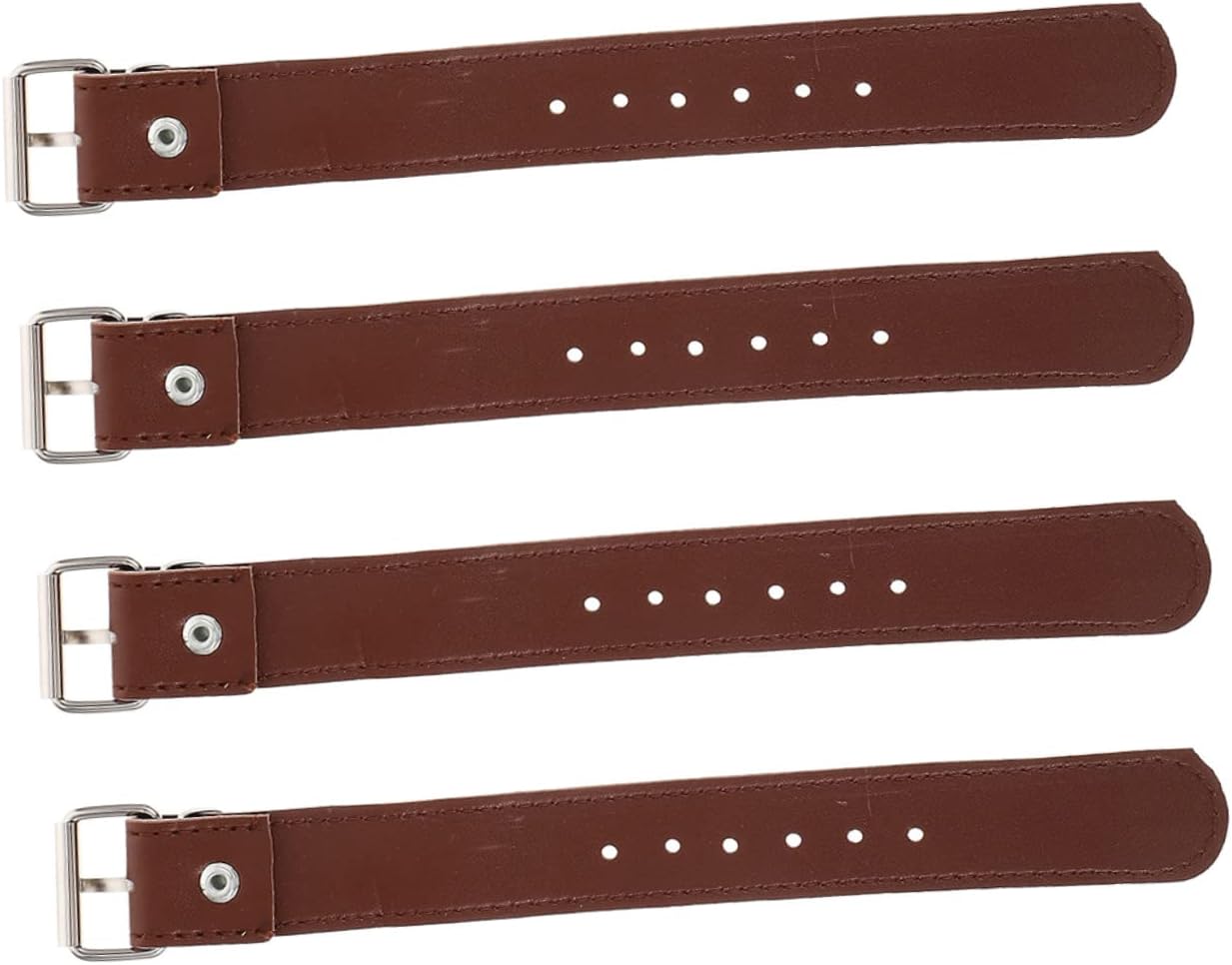 Outanaya 2 Pairs Bike Basket Straps Kid Bike Leather Leash Bike Baskets for Kids Bike Cargo Leather Straps Kids Bike Container Strap Wicker Basket Replacement Strap Bike Strap Bike Straps